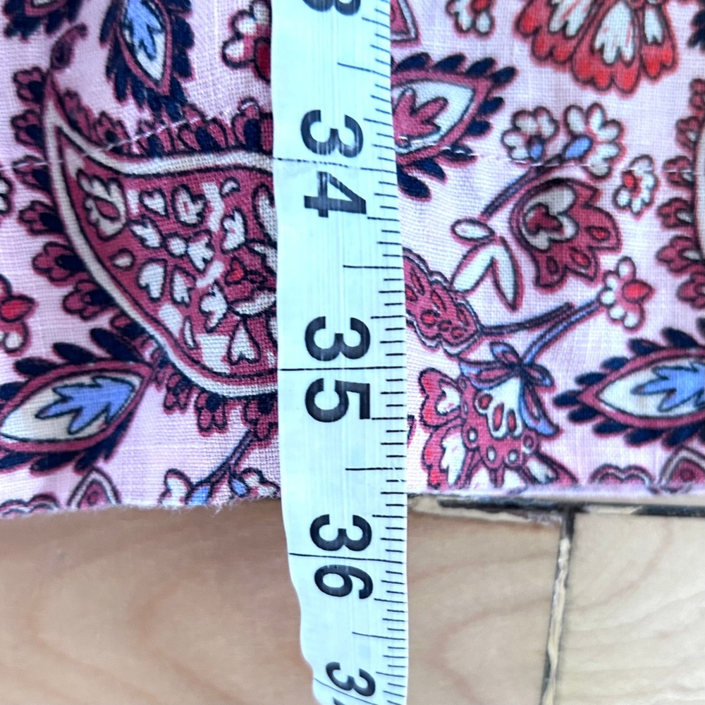 Boden Pink Paisley Smocked Waist Maxi Skirt Floral Boho US 10 UK 14 - Picture 10 of 13